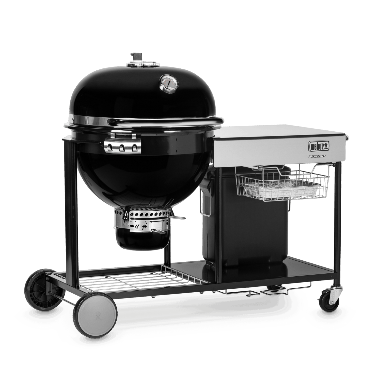 Weber Summit® Charcoal Grilling Centre 61cm Black - The Gas Showroom